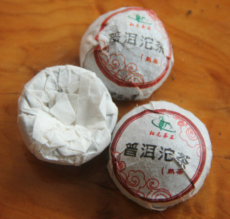 Natural Ripe Black Pu-Erh Tea Specialty Tea Chinese Puer Tea Mini Tuocha  200g