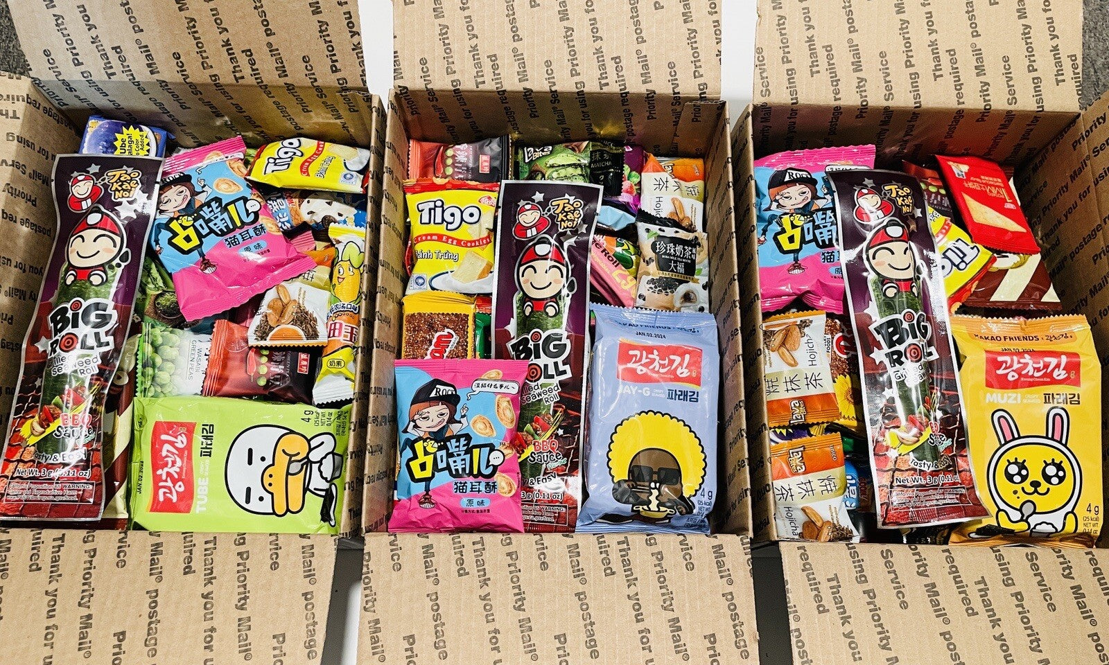 100 Stück Asiatische Snack Box – Vielfalt Probierpaket für Tester und Genießer