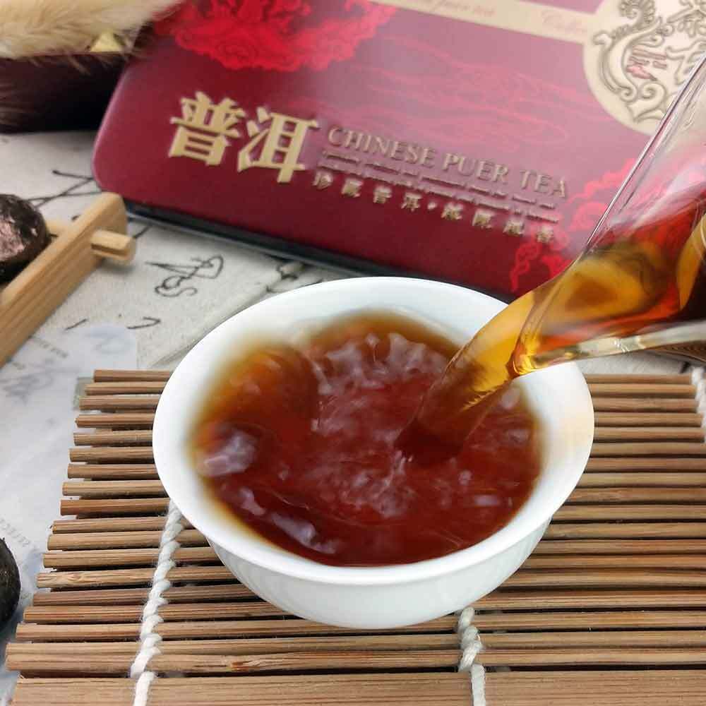 HelloYoung /Glutinous Rice Ripe Mini Puer Puerh Tea Shu Puerh Tuocha Gift Pack 75g