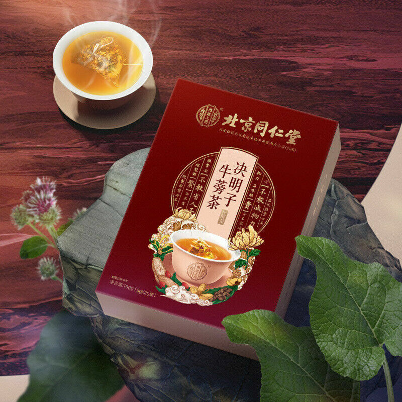 5g*20 Bags Juemingzi Niubang Herbal Tea Cassia Burdock Tongrentang Herbs Tea Bag