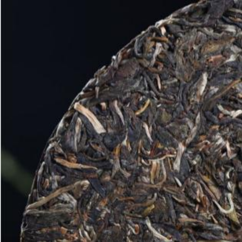 357g Menghai Pu'er Ripe Tea Hualiangzhuzi Puerh Cooked Tea Cake Old Pu-erh Tea