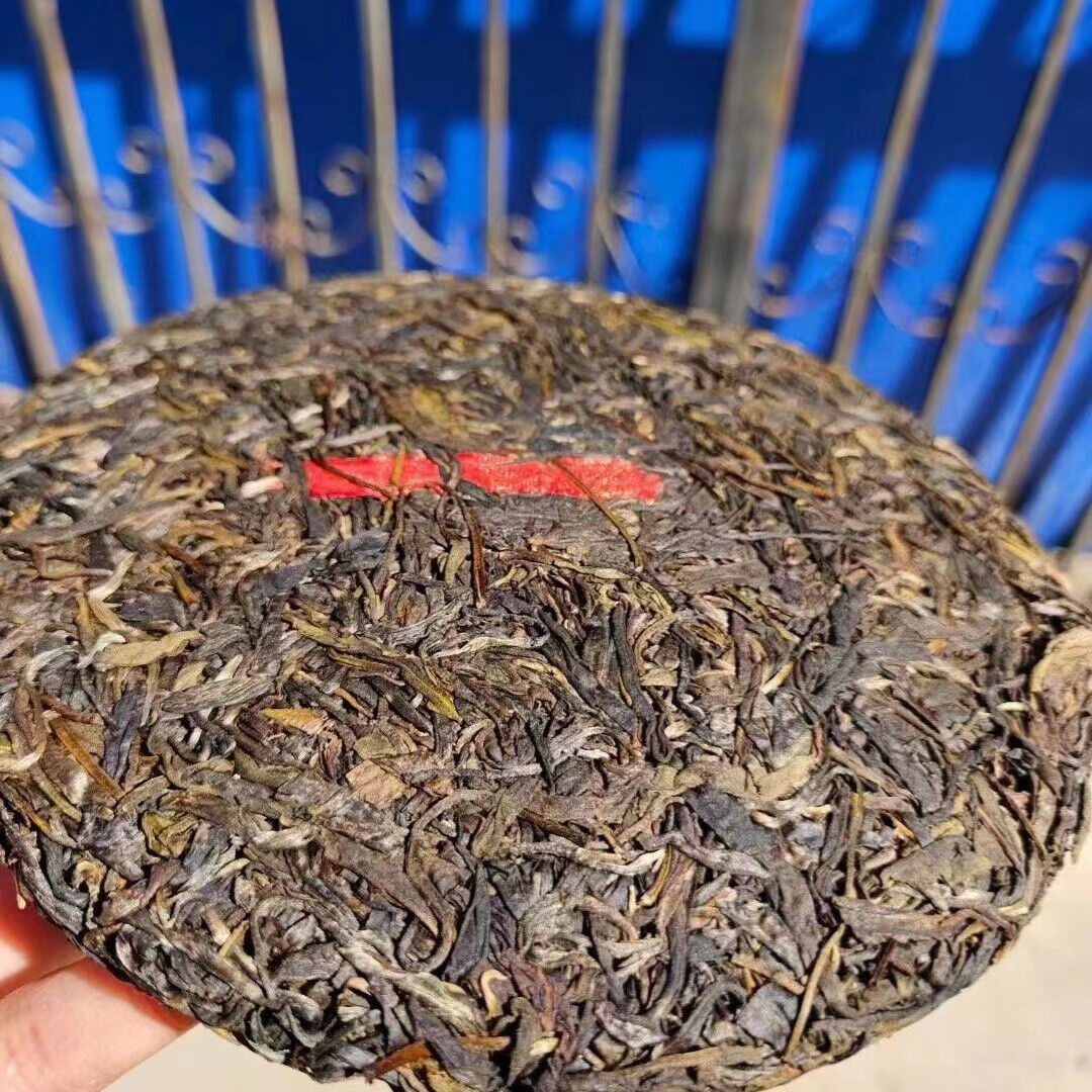 357g Yunnan Aged Pu'er Raw Tea Cake Songpinhao Raw Pu-erh Cake Tea Old Puerh Tea