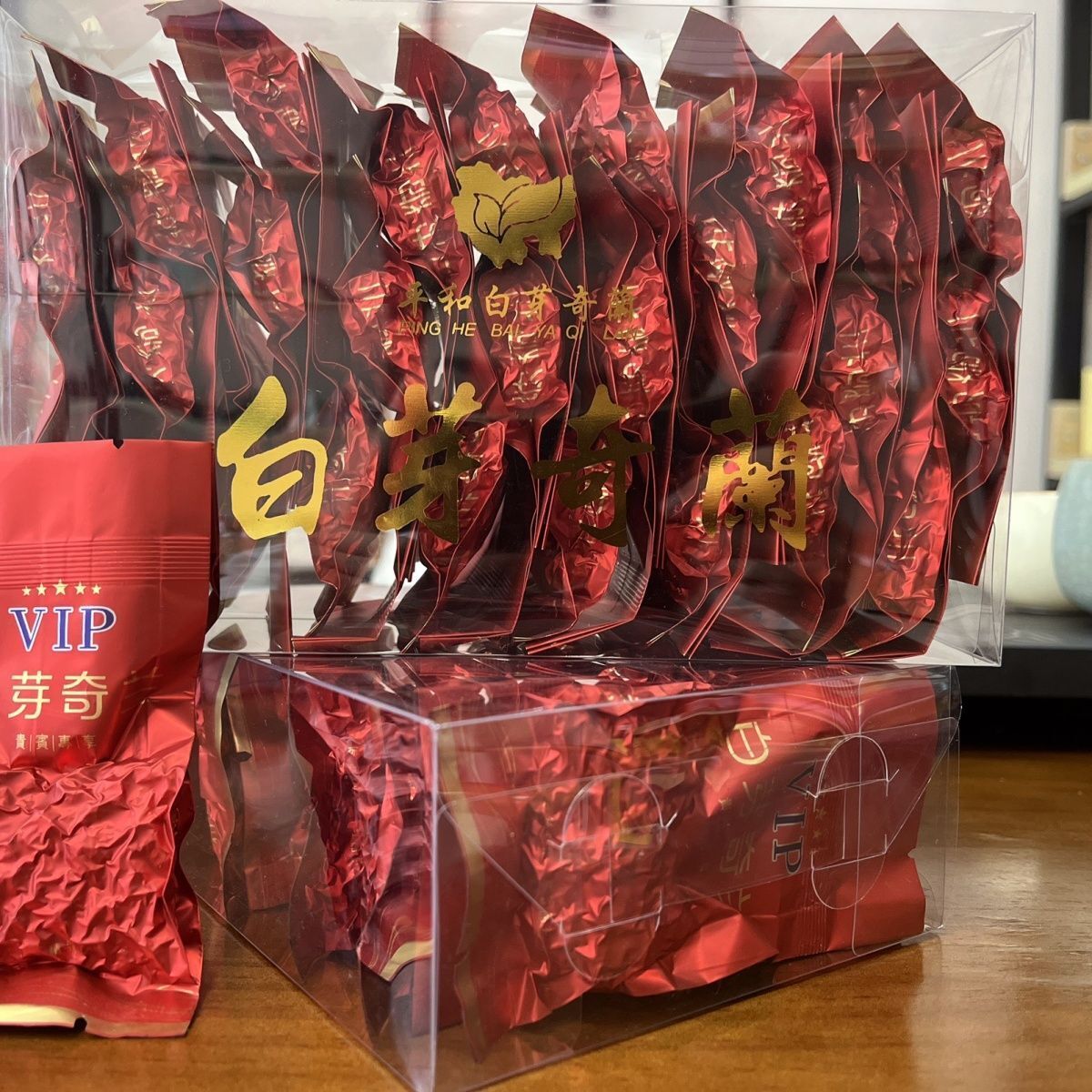 Fujian Carbon Bake Bai Ya Qi Lan Fujian Pinghe Oolong Tea Qilan Baiyaqilan Tea