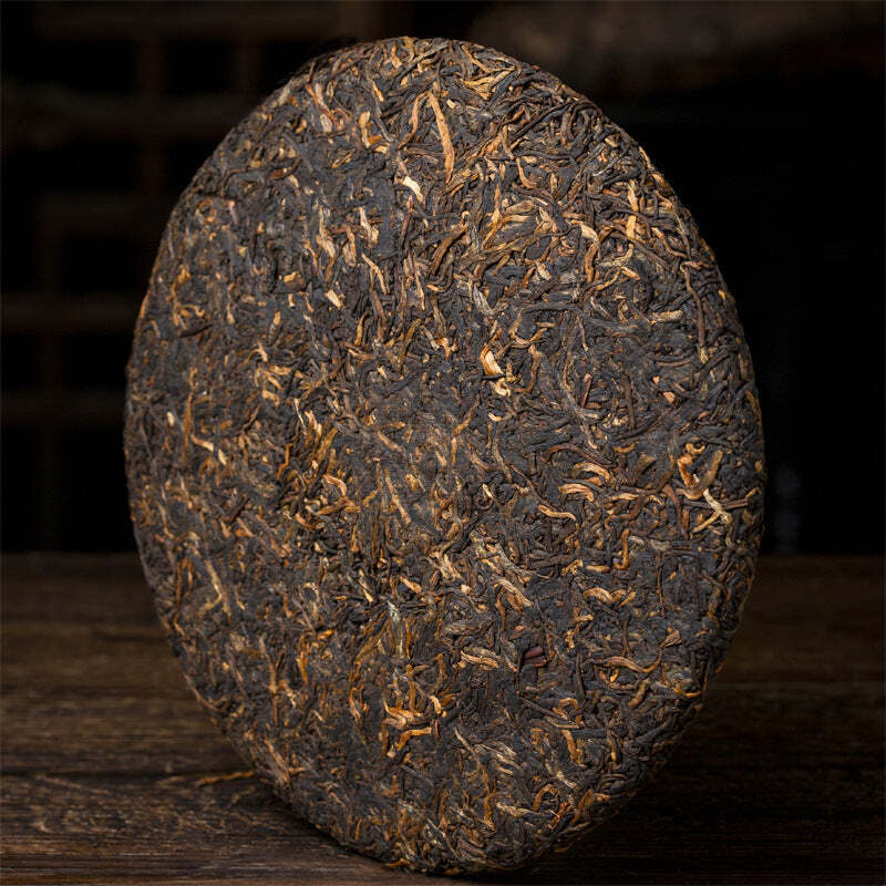357g Yunnan Ripe Pu-erh Tea Green Tea Iceland Wuzhai Pu'er Tea Cooked Tea Cake