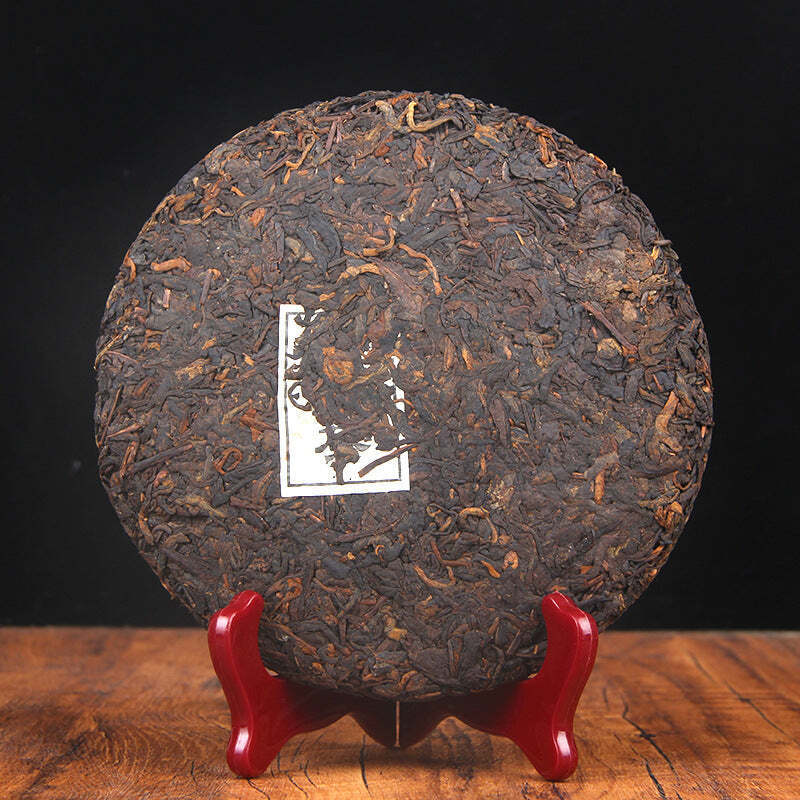 357g Yunnan Menghai Ripe Puerh Tea Cake Kungfu Pu-erh Cooked Tea Old Tree Pu'er