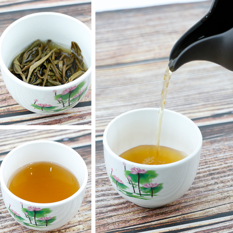 357g Yunnan Pu-erh Raw Tea Cake Jinyu Banzhang Puerh Shengcha Chinese Pu'er Tea
