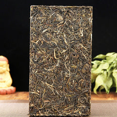 1000g  Yunnan Ancient Tree Raw Puerh Tea Peacock Green Brick Raw Puer Tea