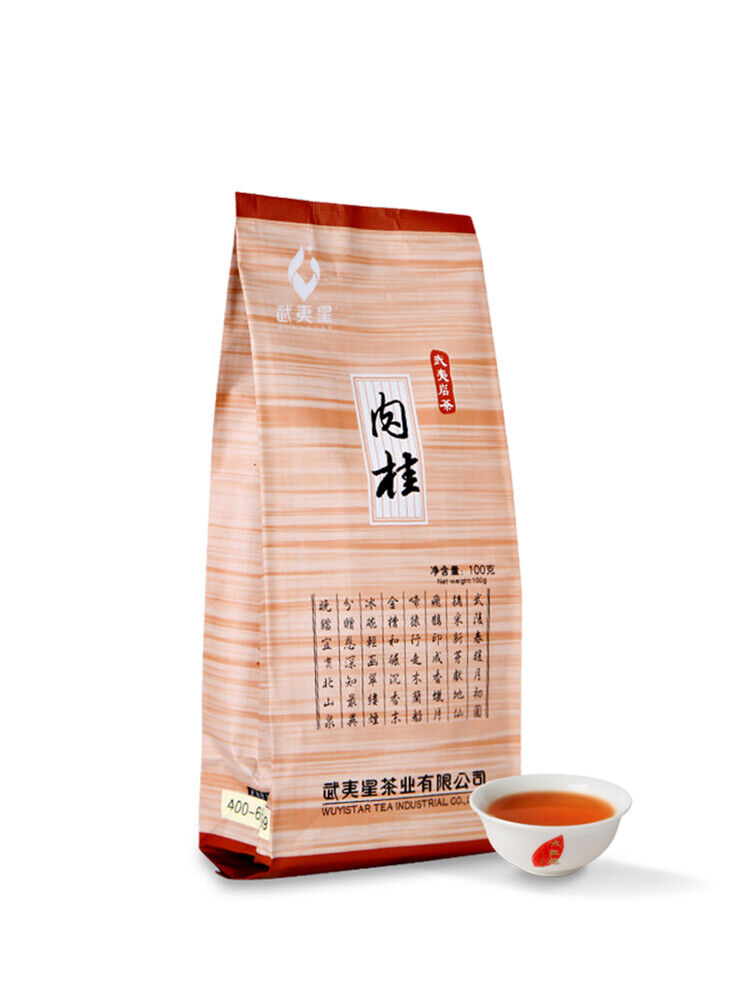 HelloYoung Wuyi Star Rou Gui Rougui Oolong Tea Fujian Wuyi Mountain Rock Tea Yan Cha 100g
