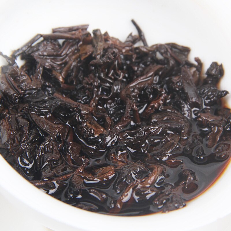 357g Golden Bud Ripe Puerh Tea Menghai Scent of Time Ripe Puer Tea