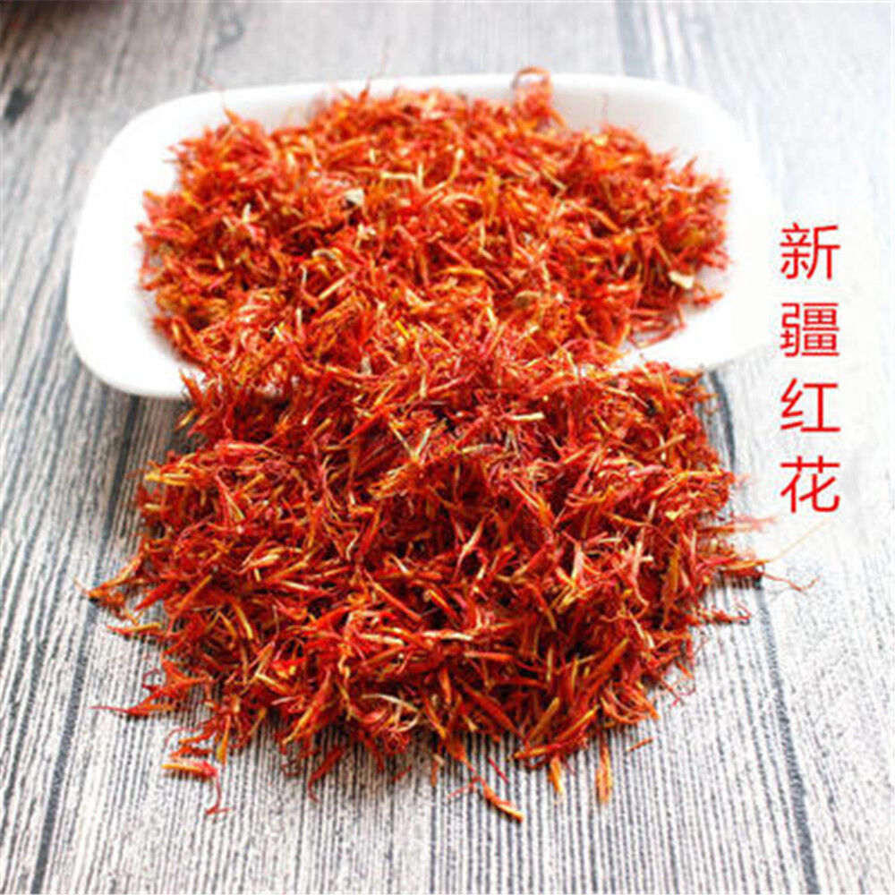 HelloYoung 100% Natural DRIED SAFFRON SAFFLOWER Tea Organic Chinese Herbal Tea