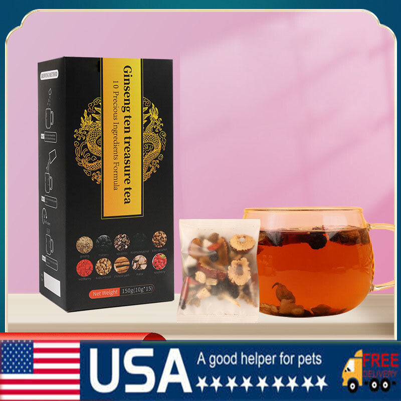 Ginseng Six Treasure Tea Kidney Liver Red Date Tea Health Support
