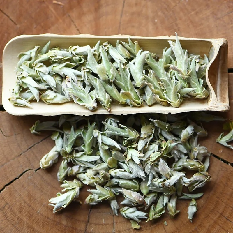 Yunnan White Bud Pu-erh Tea 250g Bai Ya Bao Sheng Puerh Loose Leaf Sheng Puer