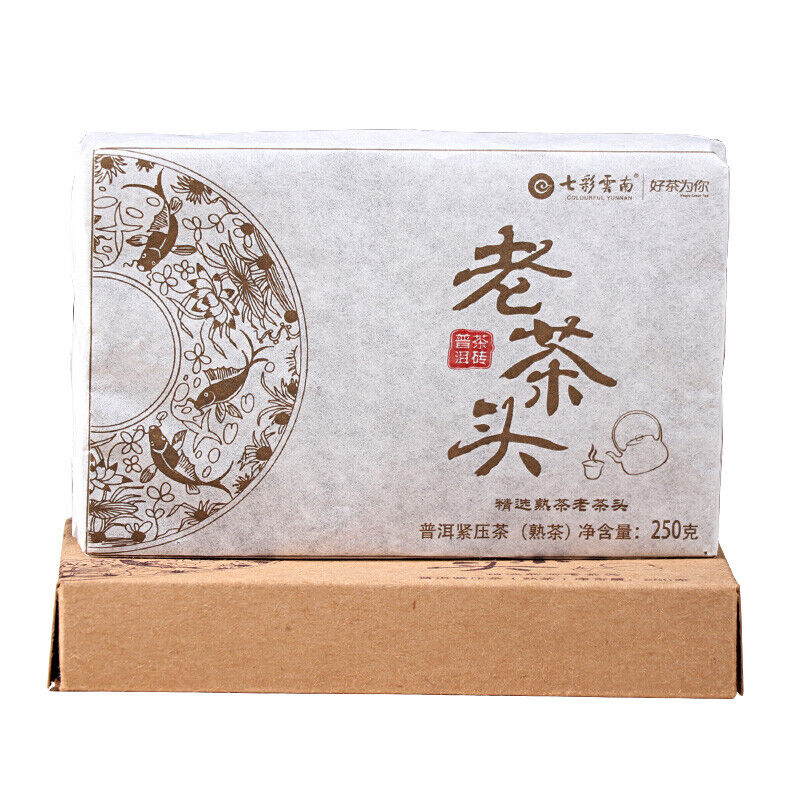 250g Pu'er Tea Brick,  Yunnan Menghai  Puer Tea