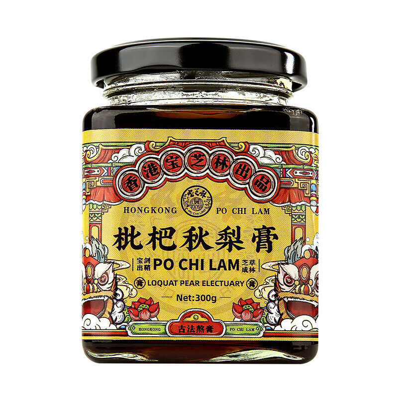 Po Chi Lam Autumn Pear Cream 香港宝芝林秋梨膏300g/罐 草本枇杷膏梨膏 宝宝儿童手工枇杷秋梨膏 代用膏 清润膏 养生膏