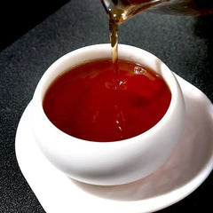 Puerh Ripe Tea Yunnan Menghai Pu-erh Cooked Tea Brick Old Pu'er Black Tea 250g