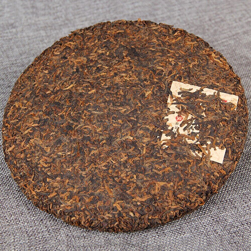 Original Iceland Tribute Tea Ripe Puer Tea Old Tree Golden Bud Shu Puerh 357g