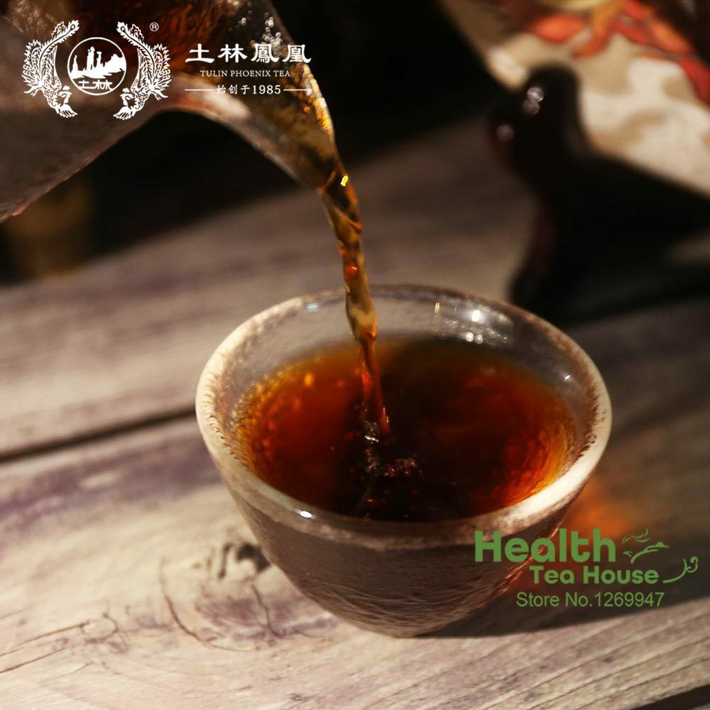 HelloYoung TuLin Phoenix Ripe Puer Tea "China Feng Huang" Shu Puerh Tea 357g