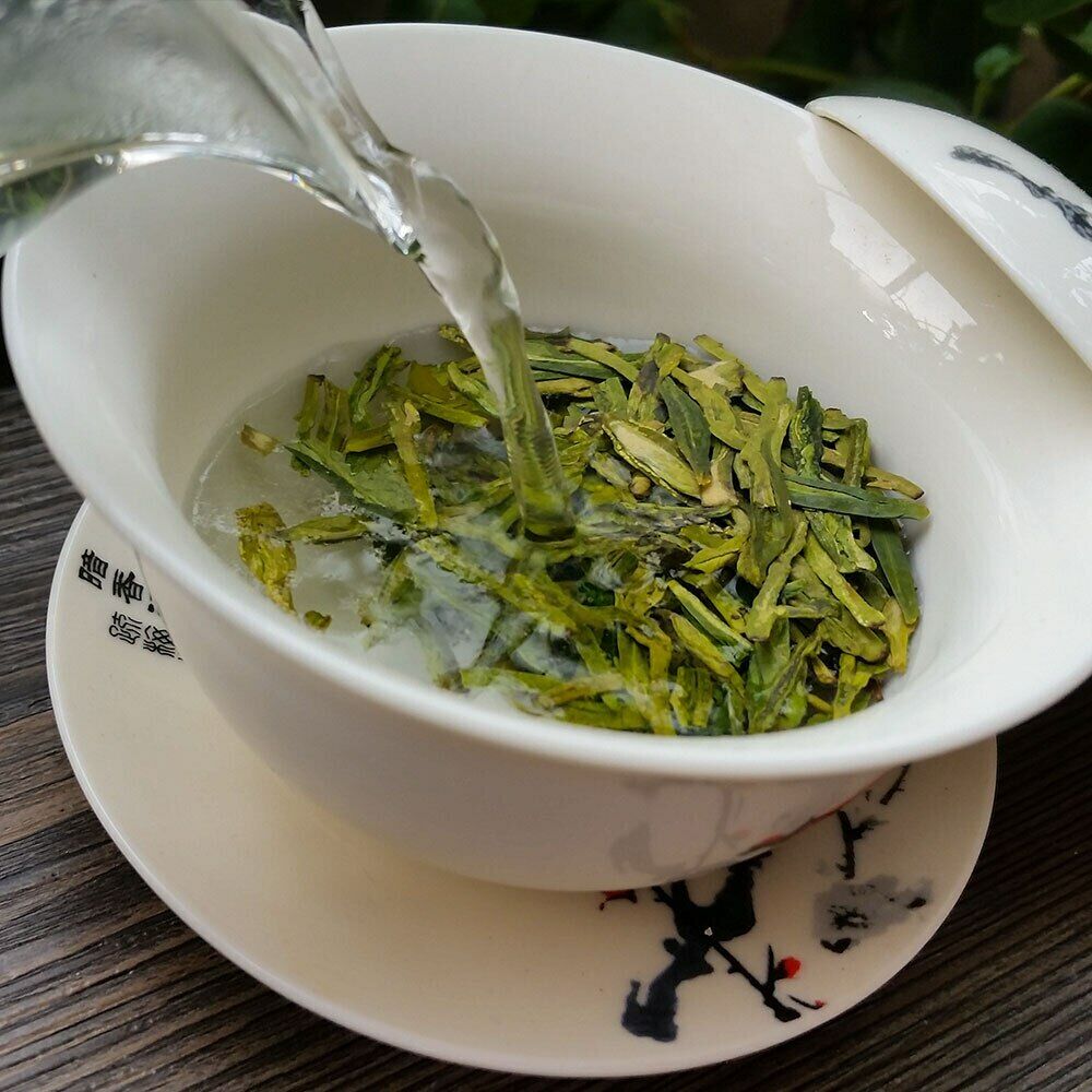 HelloYoung Xihu LongJing Green Tea Box Tea Fresh Dragon Well Long Jing Green Tea 75g