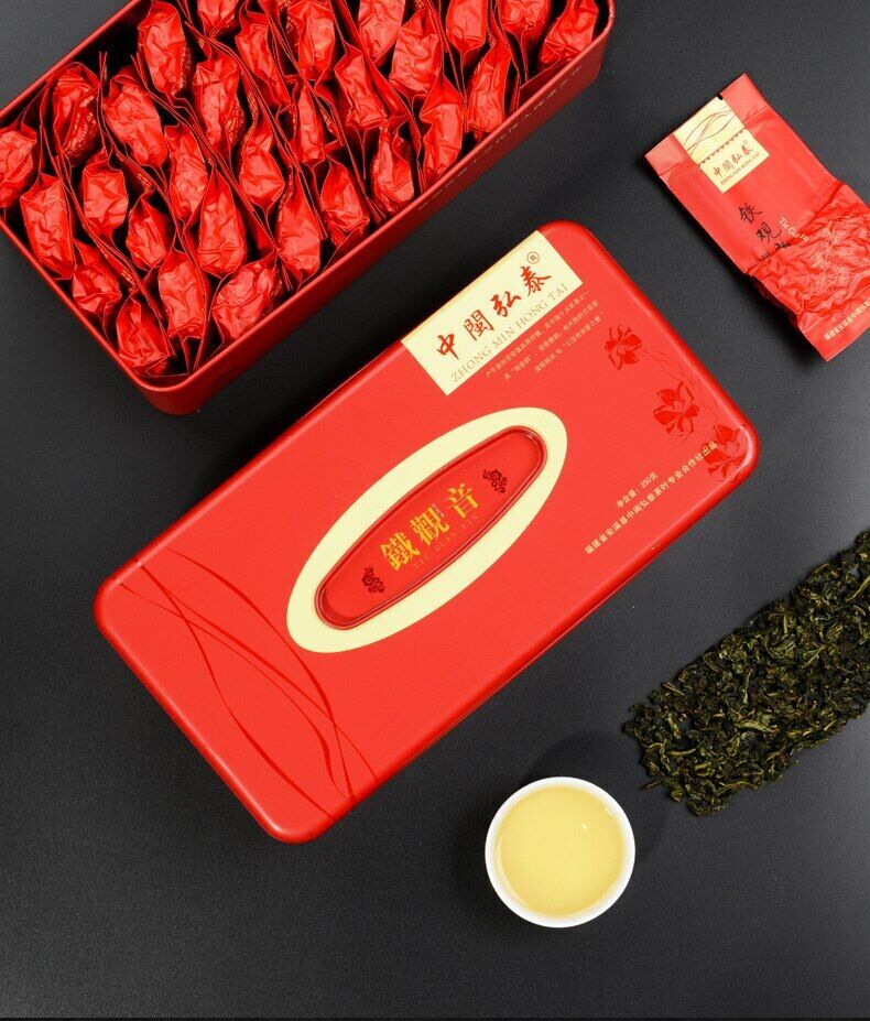 HelloYoung Classic Nongxiang Aroma Flavor * Anxi Tie Guan Yin Tea China Oolong Tea 250g Box