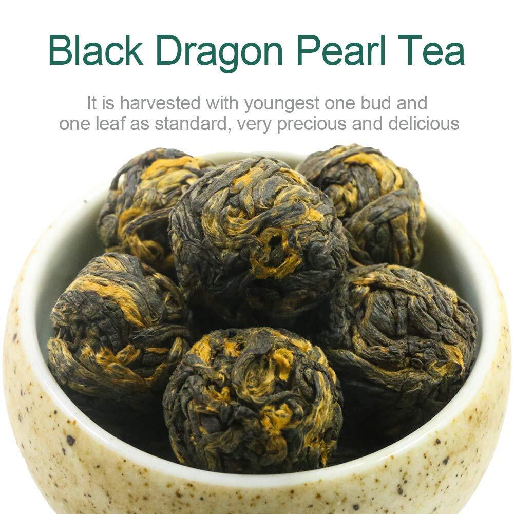 113g Special Yunnan Black Tea Organic  Black Dragon Pearl Tea