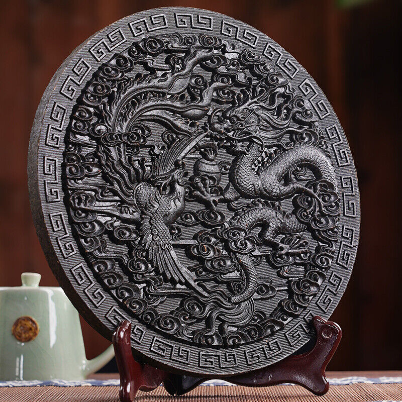 HelloYoung 500g Dragon & Phenix Da Hong Pao Tea Cake Wuyi Oolong Tea Big Red Robe Tea