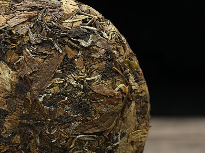 HelloYoung High Mountain Gong Mei 350g Chinese Old Tree Fuding White Tea Cake ShouMei