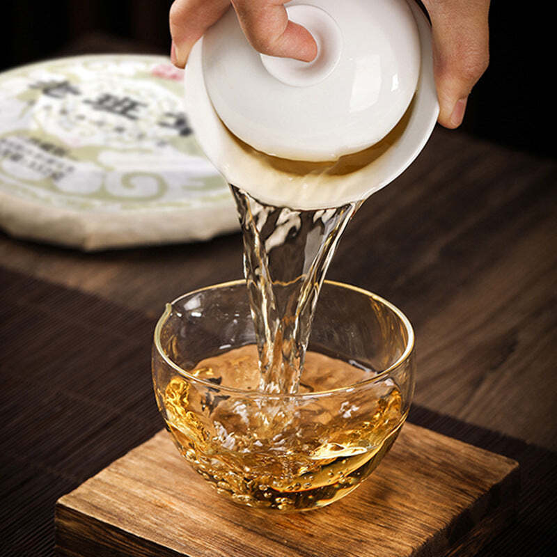 357g Laobanzhang Puerh Raw Tea Cake Yunnan Old Tree Pu-erh Tea Chinese Pu'er Tea