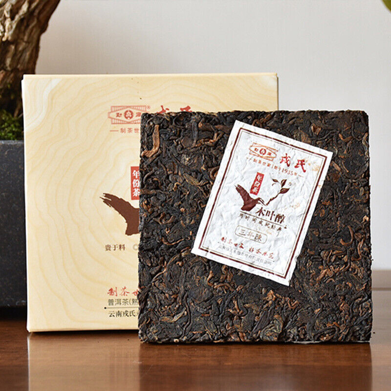 60g Mengku Rongshi 2021 Mu Ye Chun 3 Years Aged Pu'er Puer Ripe Pu-erh Tea Brick