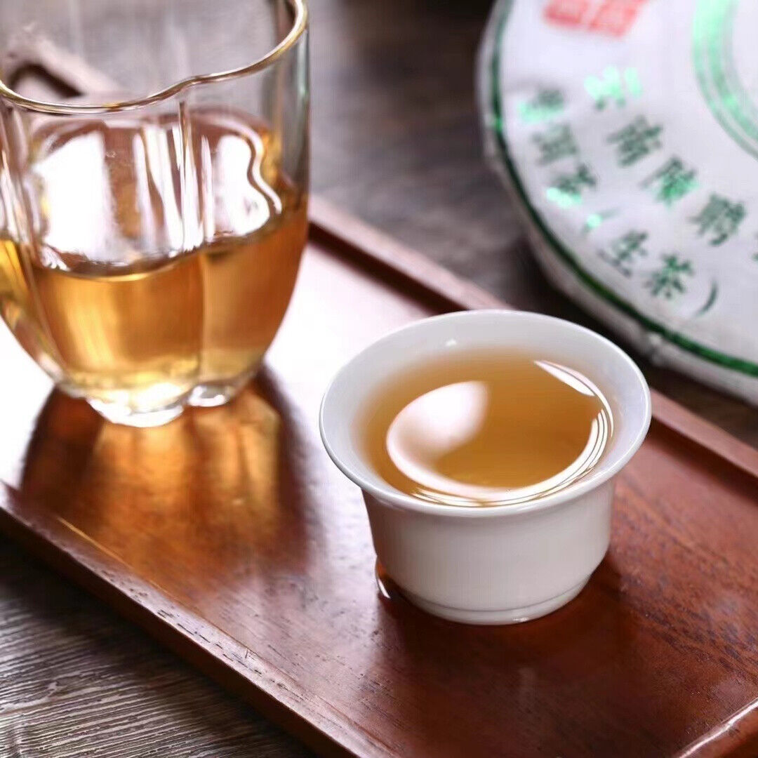 Yunnan Raw Puerh Tea Cake 2022 Zhanglang Old Tree Pu-erh Raw Tea Pu'er Tea 357g