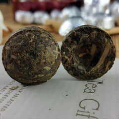 HelloYoung /Yr Mini Shen Puerh Silver Tin Foil Packing Tuocha Raw Puer Tea 75g