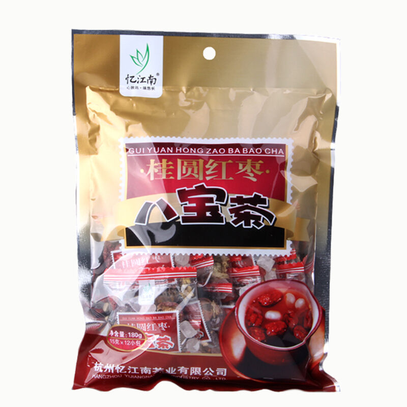 12 PCS 15g/Bag Red Date Longan Top Eight Treasure Tea Ba Bao Cha Chinese Herbal