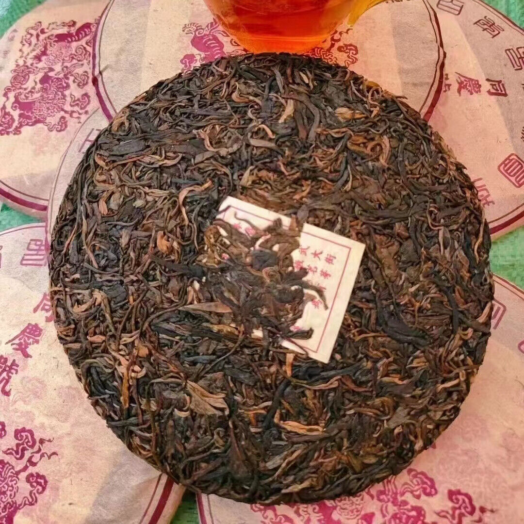 357g Yunnan Old Puerh Tea Cake  Sheng Tongqinghao Aged Pu-erh Tea Pu'er Tea