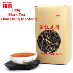 HelloYoung200g Dian hong maofeng organic tea large congou black tea premium red