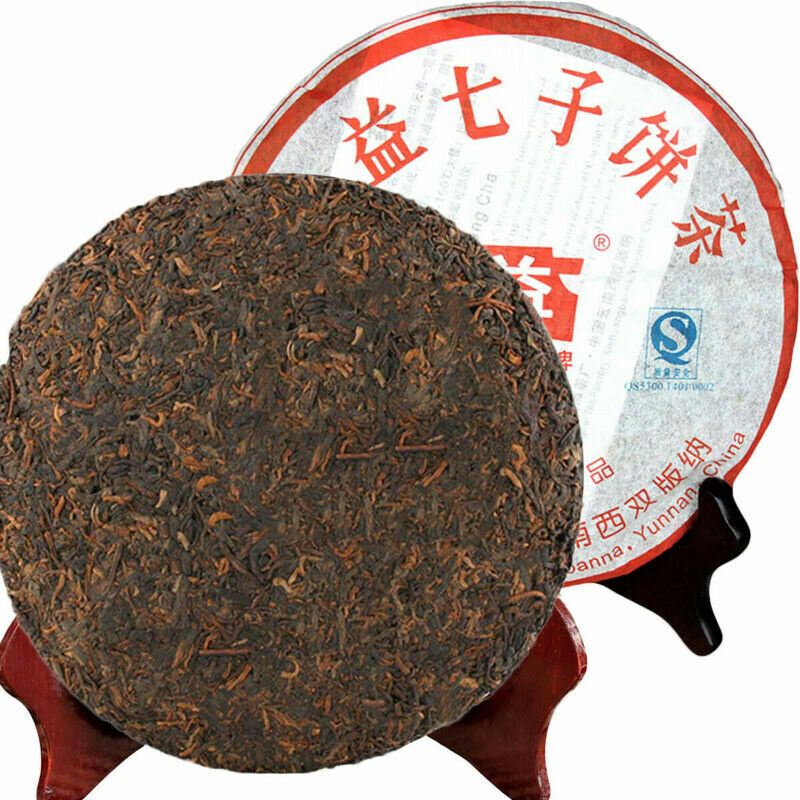 HelloYoung357g 100% Authentic TAETEA Nian Ripe Pu-erh Tea Menghai Dayi Puer Tea Green Food