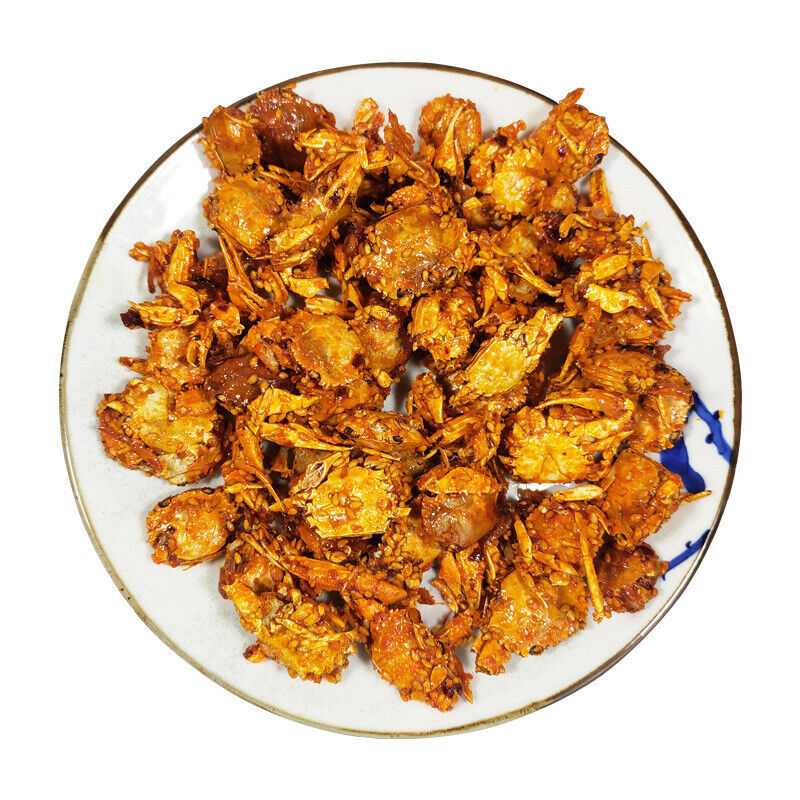 Crab Small Crabs Spicy Sea Instant Snacks Crispy Crab Canned 250g