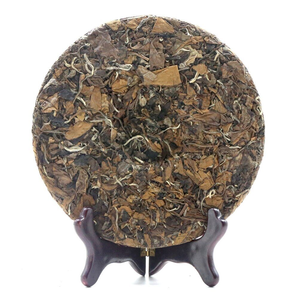 HelloYoung Shuanghe CHinese White Tea Old Bai Cha Tea Leaf Cake 300g