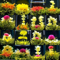 Blühende Tee Balls16 Arten Handgemachte Blühende Blume Tee Blühende Tee 130g