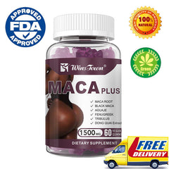 100% Natural Maca Root Plus Butt Firming BBL-Gummies for Butt Hips Enlargement