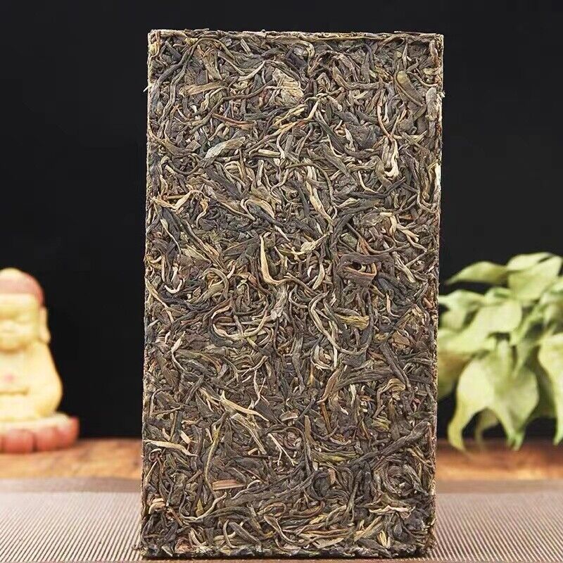 1000g Yiwu Old Tree Puerh Raw Tea Brick Peacock Yunnan Puerh Tea Pu'er Green Tea