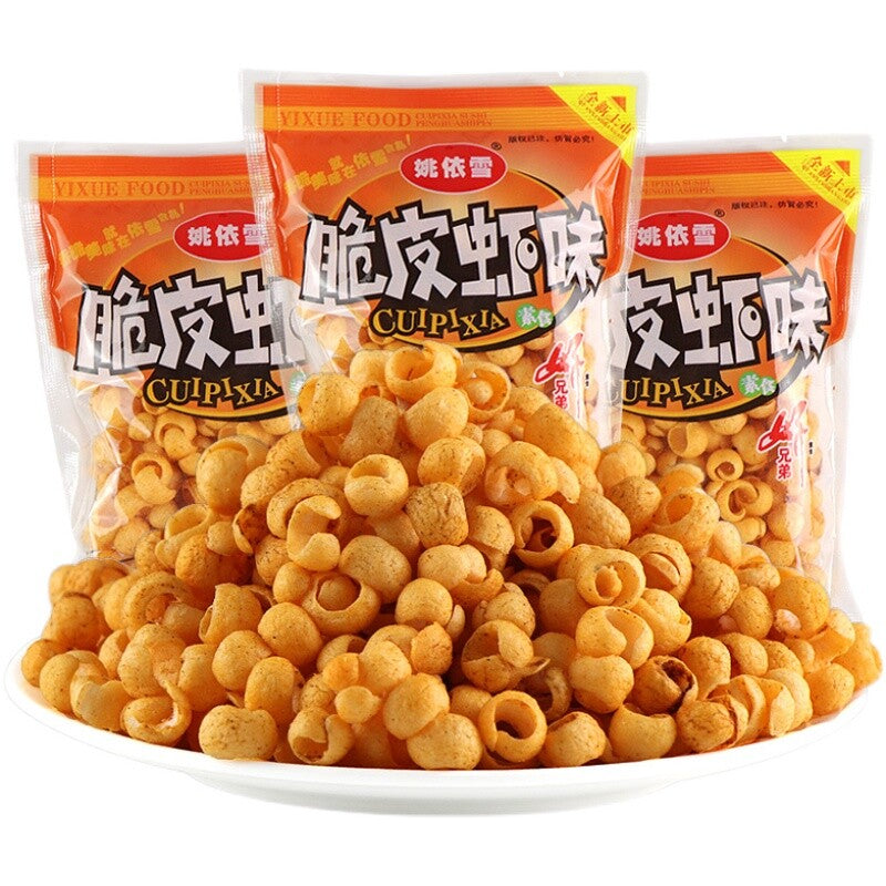 10/20/30 Bag of crispy shrimp snack Puffed latiao casual snack 脆皮虾零食膨化辣条
