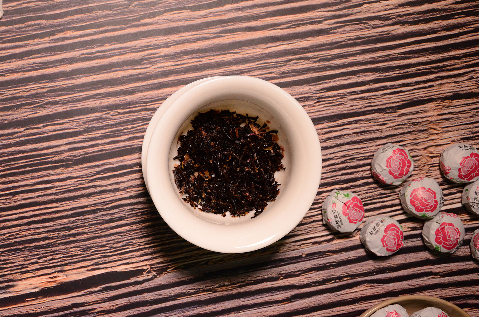 Yunnan Puer Tuo Red Rose Pu Erh Flower Flavor Mini Tuo Cha Ripe Pu'er Tea 500g