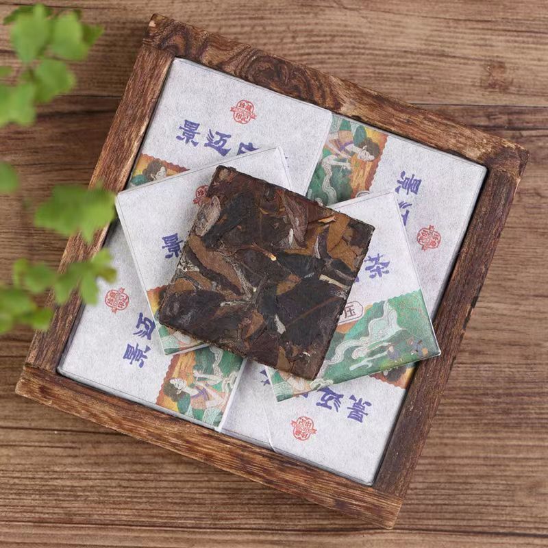 5Pcs Mini Jingmai White Tea Brick Chinse White Tea One Piece One Cup Tea Brick