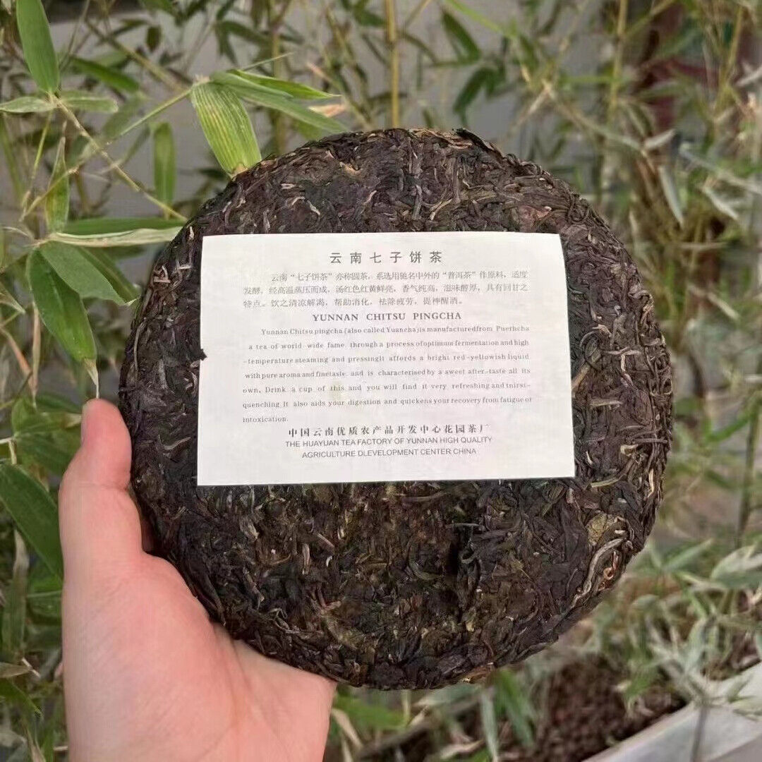 357g Yunnan Raw Pu-erh Tea Bulang Wild Pu'er Raw Tea Cake Aged Puerh Tea