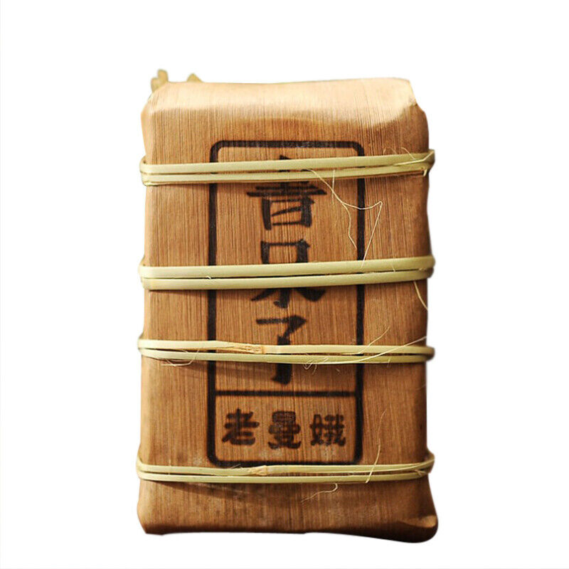 PU'ER Tea Lao Man E Pu-erh Tea Brick 500g Ripe Puer Ancient Tree Pu'er Tea