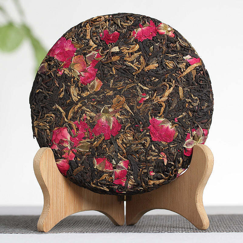 200g Dainhong Black Tea Cake Zuihongyan Rose Black Tea Big Tree Flower Red Tea