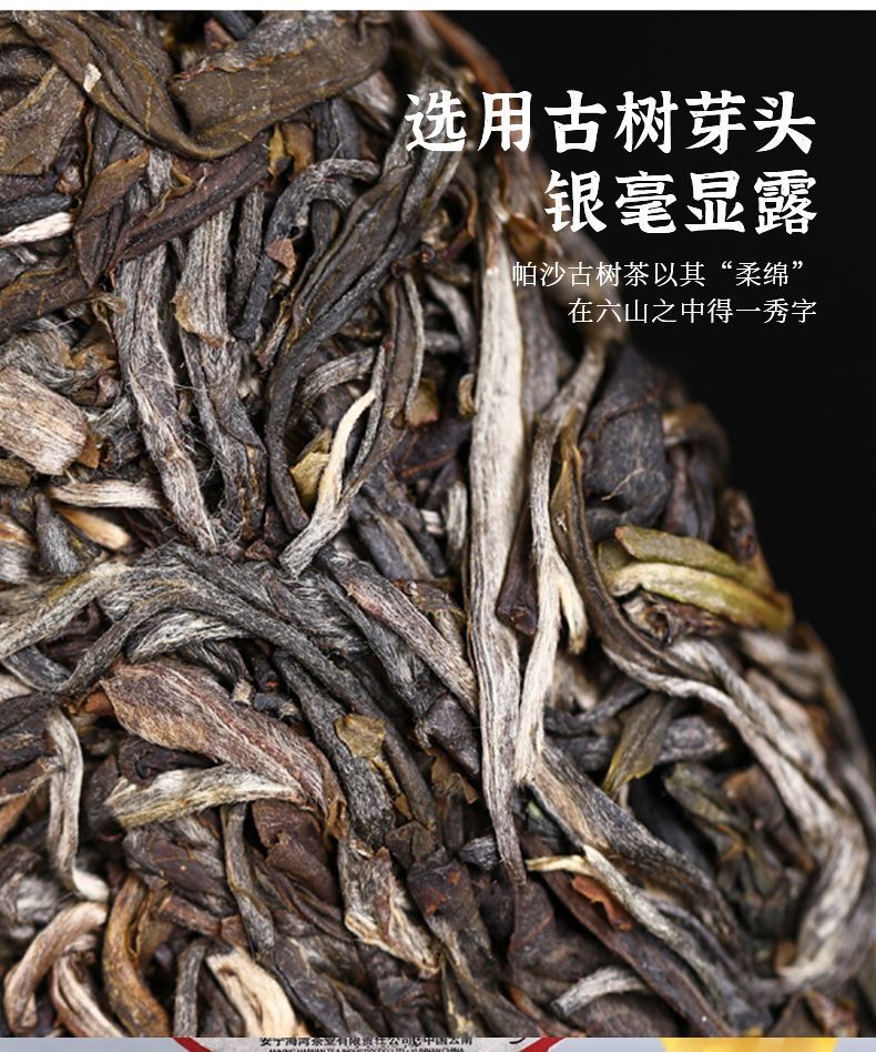 2021 Haiwan Famous Mountain Aged Tree Raw Puer PaSha Gu Shu Old Pu'er Tea 500g