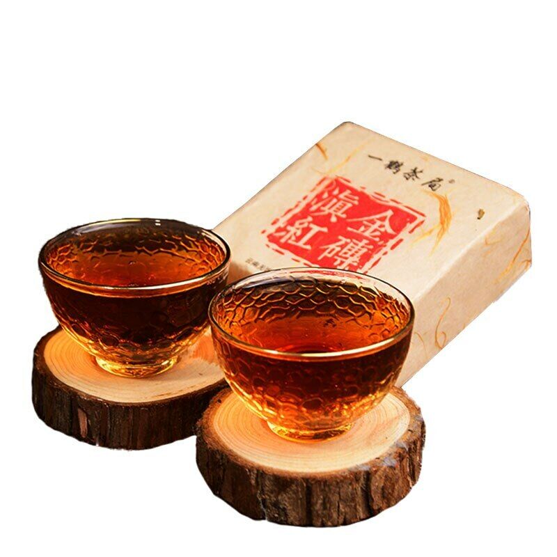 Ancient Tree Golden Buds Dian Hong Yunnan Black Tea Brick Red Tea 250g