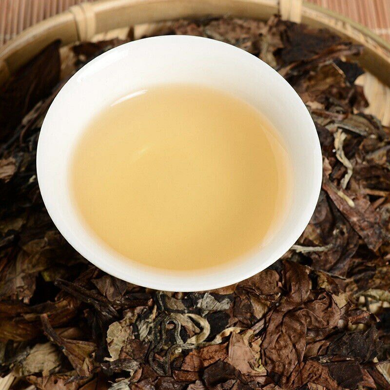Fuding White Tea Cake 350g Organic Premium Aged Shou Mei Long Life Eyebrow Cake