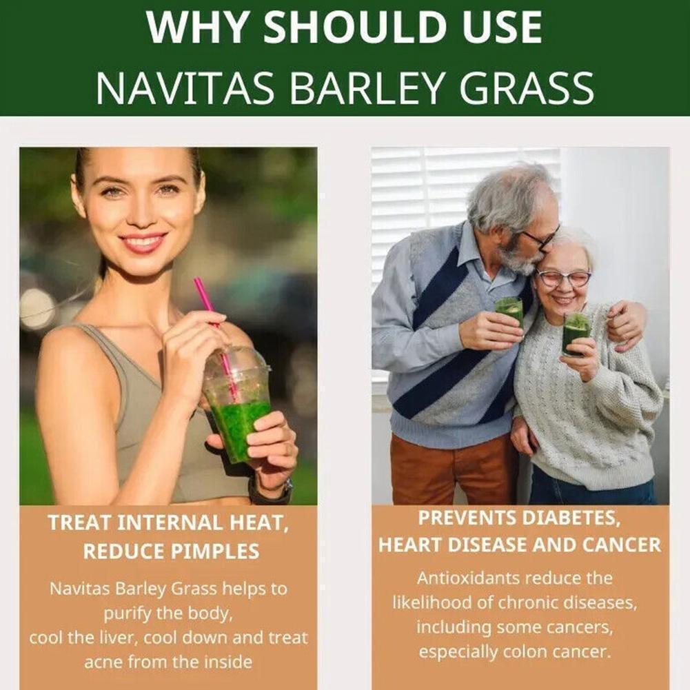 3X HELLOYOUNG Barley Grass Powder Pure & Organic, Pure Organic Barley