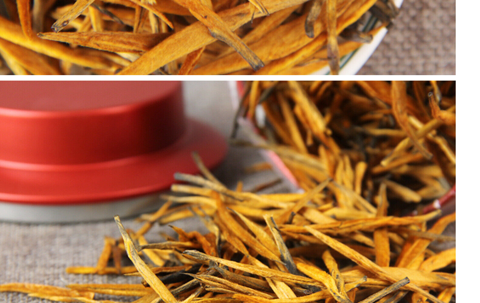 HelloYoung TeaSupreme Yunnan Gold Needle Dian Hong Golden Tip Dianhong Black Tea 250g